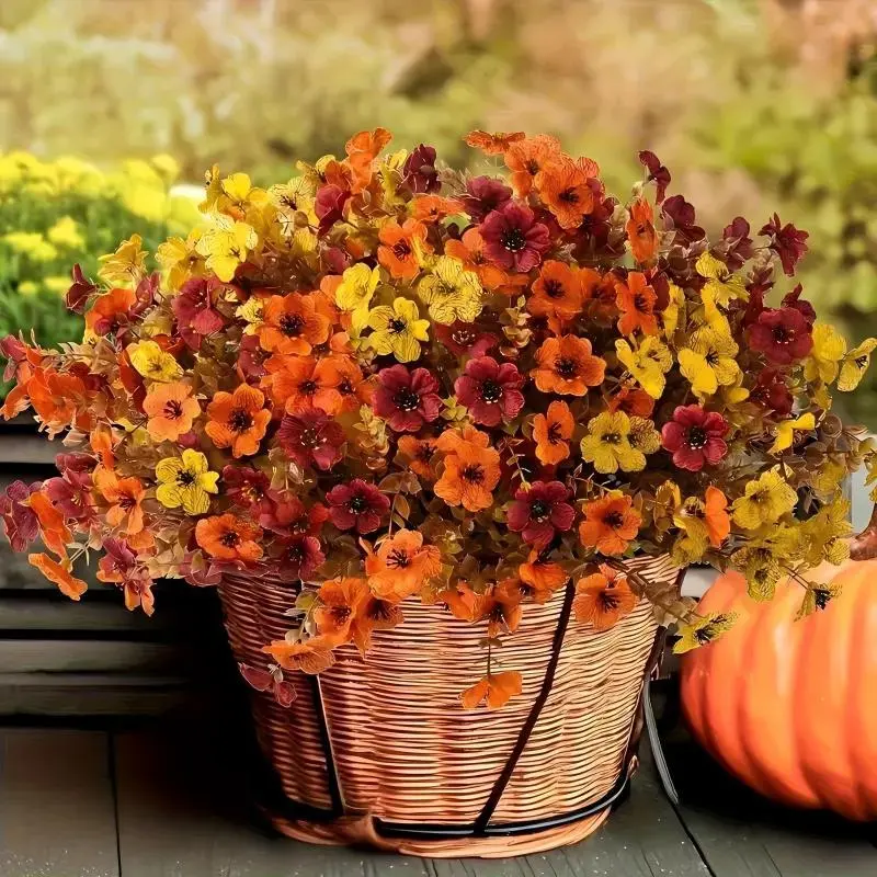 Burgundy + Orange + Yellow