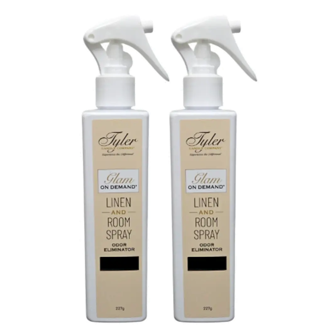 BLESS YOUR HEART Glam on Demand - Room or Linen Spray by Tyler Candles - 8oz (PACK OF 2)