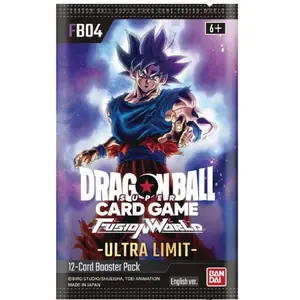Fusion World: FB04 "Ultra Limit" Booster Box and Booster Pack Bandai Namco Dragon Ball Super Card Game