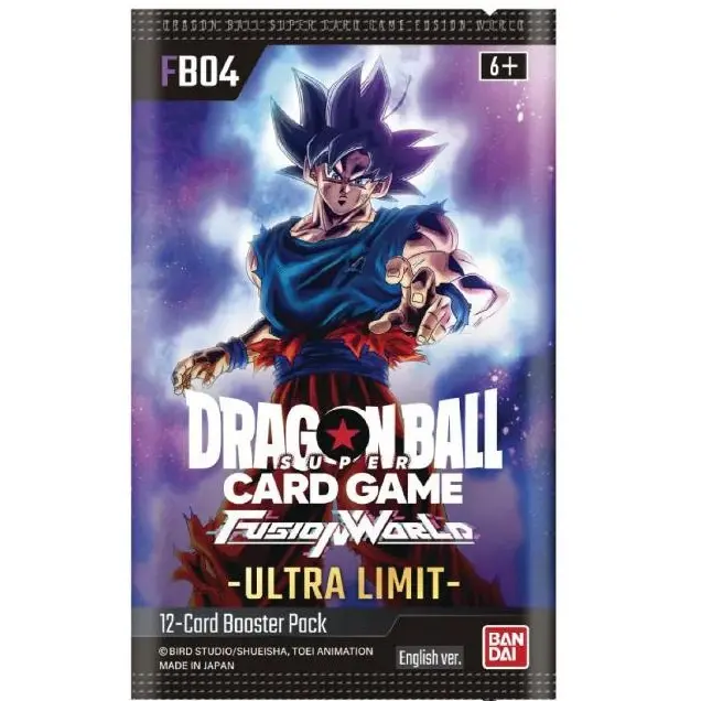 Fusion World: FB04 "Ultra Limit" Booster Box and Booster Pack Bandai Namco Dragon Ball Super Card Game - TikTok Shop Fusion World: FB04 "Ultra Limit" Booster Box and Booster Pack Bandai Namco Dragon Ball Super Card Game - TikTok Shop
