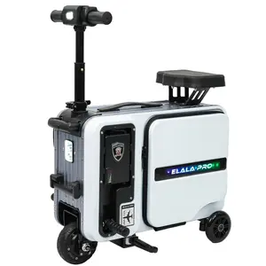 Elala Pro Rideable Luggage - Blue