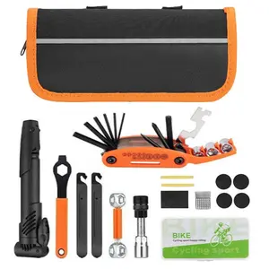 Multifunctional Bicycle Repair Tool Kit, Portable Bicycle Repair Tool Set, Bicycle Tire Repair Kit, Outdoor Cycling Accessories, Outdoor Cycling Equipment, Portable Bicycle Tools, Bicycle Maintenance Tools