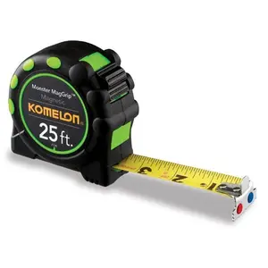 Komelon USA  1 in. x 25 ft. Monster Maggrip Eng Scale Tape Measure