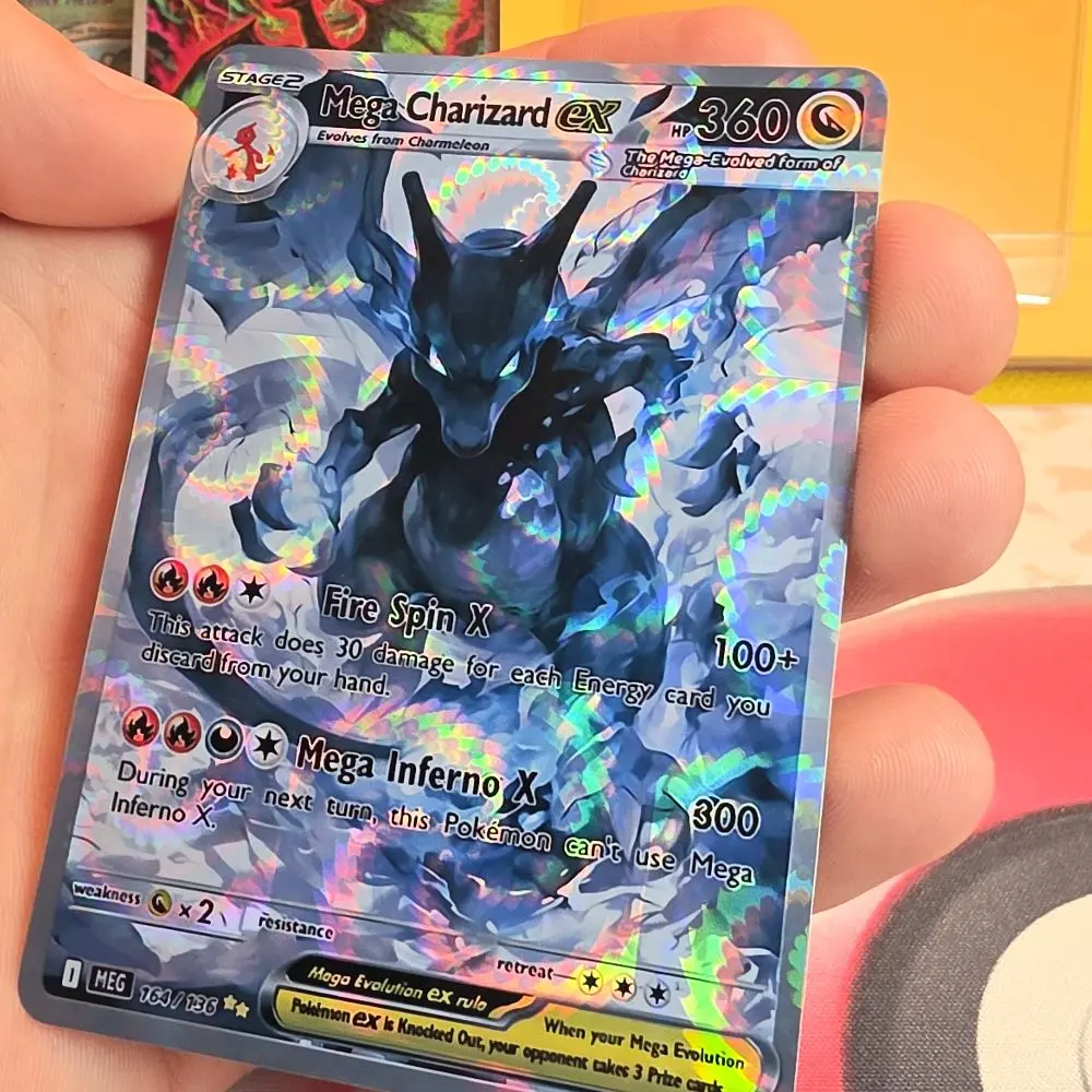 Mega Charizard EX Custom Art Card - Multiple Holo & Texture Finishes -  TikTok Shop