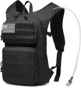 wotony Hydration Backpack with Water Bladder for Hiking Tactical Hydration Pack for Men Women Molle Water Backpack for Hiking