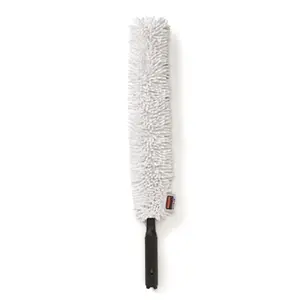 212 MAIN Rubbermaid Commercial RCP Q852 WHI Hygen Flexible Wand Hi-Perf 6 Handheld Duster Brush, 20 in Household Cleaning Tool