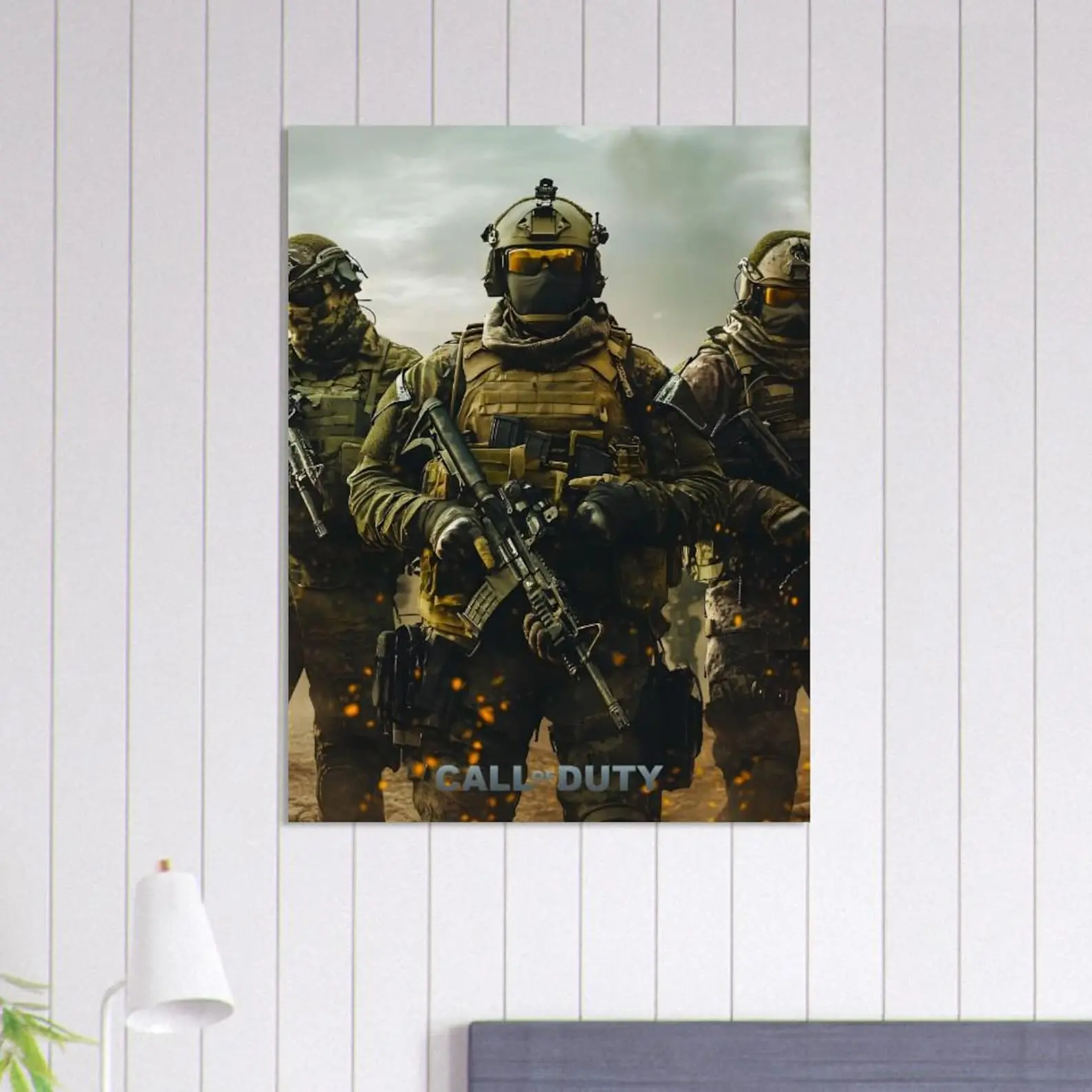 Call of Duty Poster Print Unframed: Modern Warfare, Gaming Room Decor