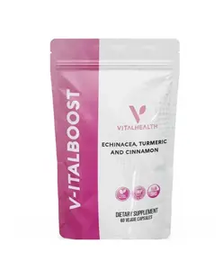 Vitalhealth V-ITALBOOST may help support the immune system and provide antioxidant support.