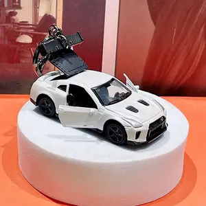 Car Keyring Sports Car Keychain Accessories Roadster Key Chain Alloy Material Creative Ornaments Cartoon Schoolbag Pendant