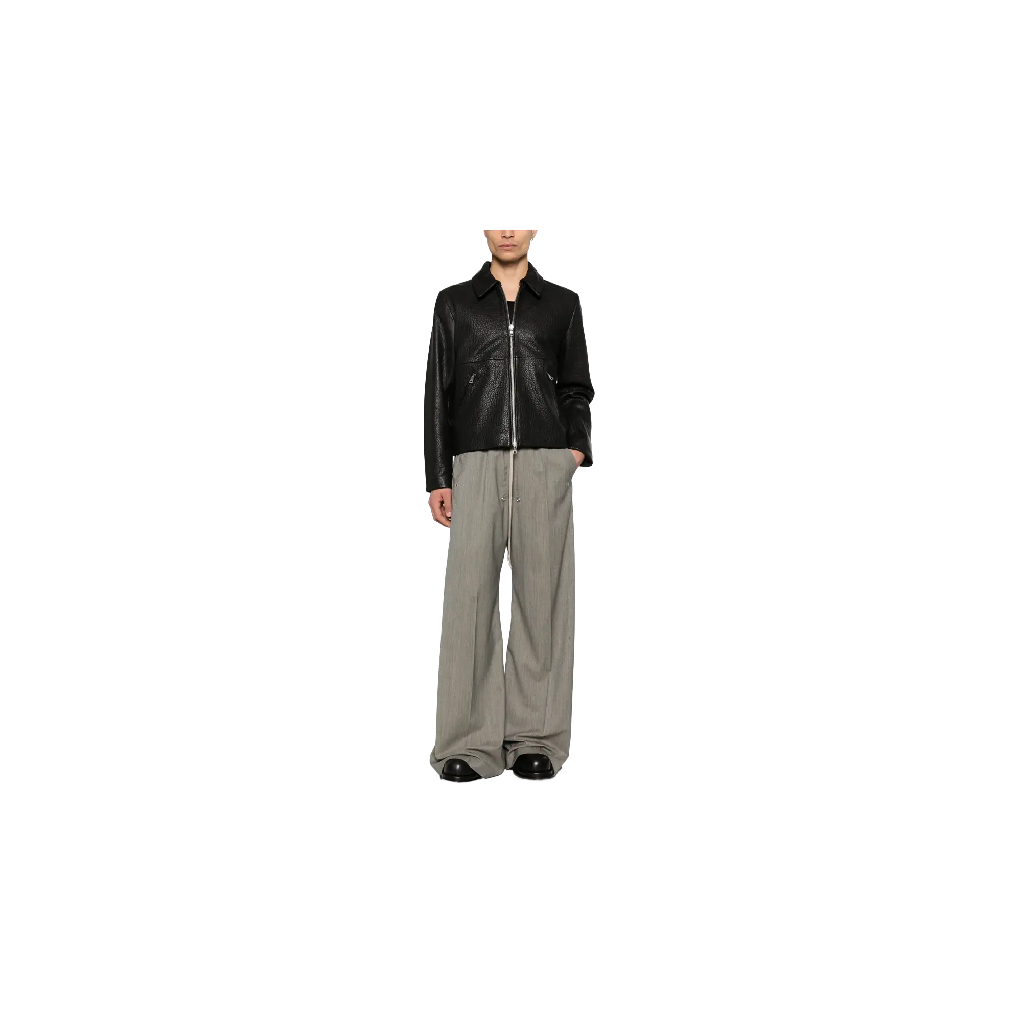 Wide Bela Pants "Grey Melange" RR01F2366 WME 178