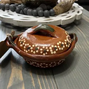 Cazuelita de barro candle