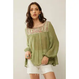 Tammilyn Embroidered Top