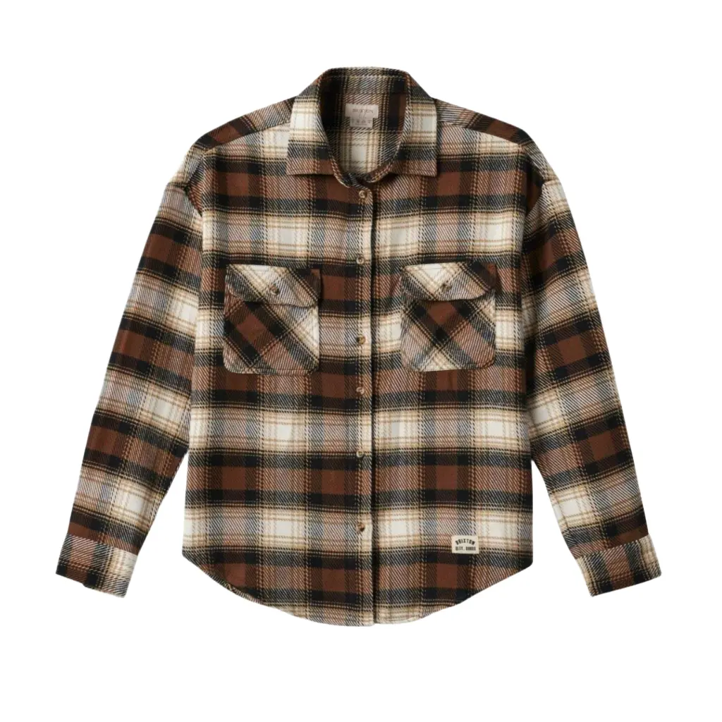 Bowery W Classic Flannel Pinecone Brown/Black/Sand