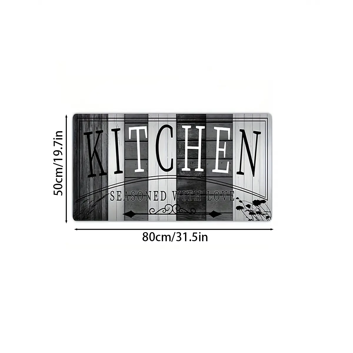 TOLSWE 50*80cm(19.7*31.5in) Long floor mats, bathroom mats, bathroom rugs; suitable for bathrooms, living rooms, and kitchens; doormats