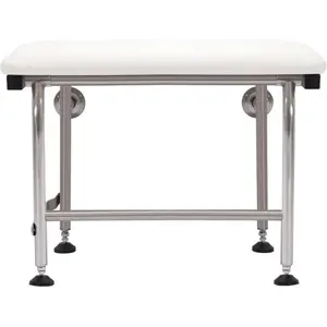 24”x16” Folding Shower Seat Wall Mount Bench for Inside Shower/Bathroom for Elderly, Seniors, Pregnant Woman and Disabled 304 Stainless Steel 600 Pounds Weight Capacity