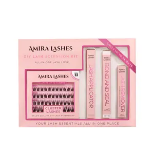 Amira Lashes Cluster Lash Set 10-16MM - Doll Eyes