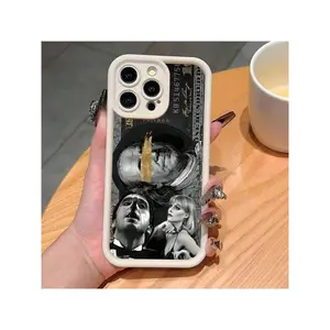 Dollar Pattern Phone Case For Compatible With IPhone 16/15/14/13/12/11/ProMax/Pro/Plus/XSMax/XS/X,Fashion Female  Anti-Drop Design Tpu Ultimate Protective Fundas Para Protectores De Celulares Accessories Friend Gift Aesthetic Protector Forro De Teléfono