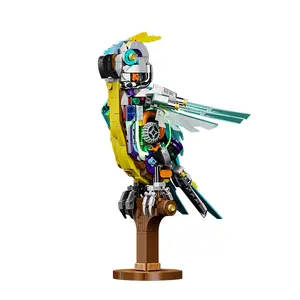 Mechanical Parrot Building Blocks, 543pcs/box Creative Blocks Building Toy, DIY Assembled Educational Toy, Birthday Gift for Teenager