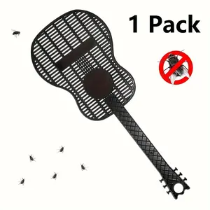 Guitar Shape Fly Swatter, Durable and Fun Design for Home Use, Perfect Insect Control Tool for Families