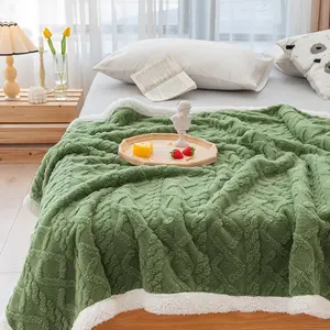 RoseKind Ultra Cozy Double-sided Plush Blanket Heavy Duty Double Layer Thermal Throw Multifunctional Bedding Blanket for HomeOffice ,heavy blanket.comfy blankets ，soft cozy throw blanket,blankets ,Ultra-Soft Cozy Winter Blanket,elastic breathable