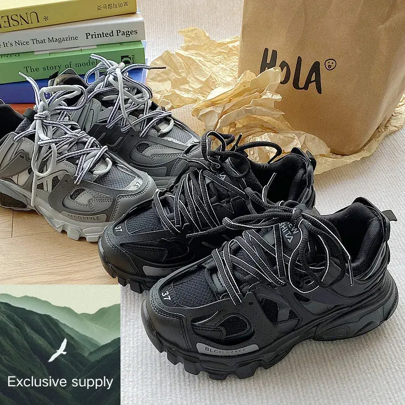 Brand Design For Man Fashion New Mens Chunky Sneakers Male Female Dad Trendy Girls Boys Casual Sports Shoes