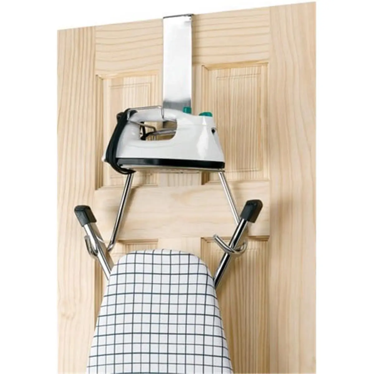 212 MAIN Thick Steel Frame Door Mount Ironing Board Holder - Home, Laundry Room Household Appliance Accessory