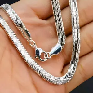 Minimalist holiday snake bone necklace suitable for everyday wear, party wear