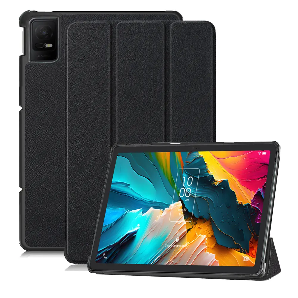 Auto Sleep/Wake For Funda TCL Nxtpaper Tab 11 9466X 9166G 10.95" Smart Tablet Case Tri-folded Magnetic PU Leather Hard Cover