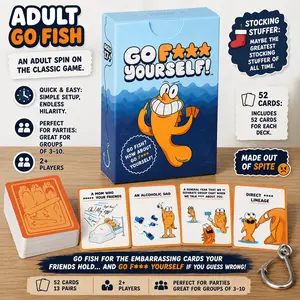 Go F*** Yourself Adult Card Game - Hilarious Party Game for 3-10 Players - 52 Cards - Quick Easy Setup - Perfect Stocking Stuffer - Made Out of Spite