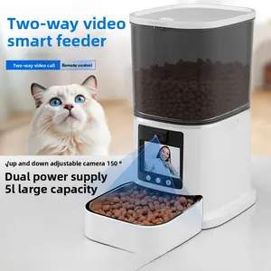 New dual vision feeder（WIFI，video），automatic intelligent feeder, cat dog food remote control video feeder