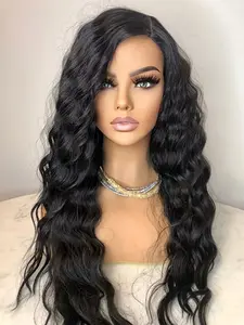 Soft Glue-Free Pre-Banked 26 Inch Long 180 Density Daily Wave Big Curl Wig, Lace Frontal Wigs, 13x4x1 Lace Front Full Cap, Glueless Wigs, Heat Resistant