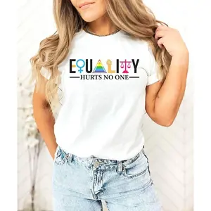Equality Hurts No One Shirt - Black Lives Matter- Equal Rights- Pride Shirt- LGBT Shirt- Social Justice-Human Rights- Anti Racism- Gay Pride
