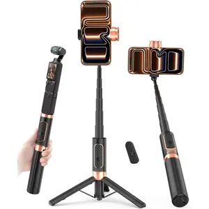 Selfie Stick Tripod for  & Android, 35" Portable Phone Tripod Stand with  Remote, 8.8" Mini Travel Tripod, Cell Phone Tripod for Video Recording, 1/4 Screw for Action Camera