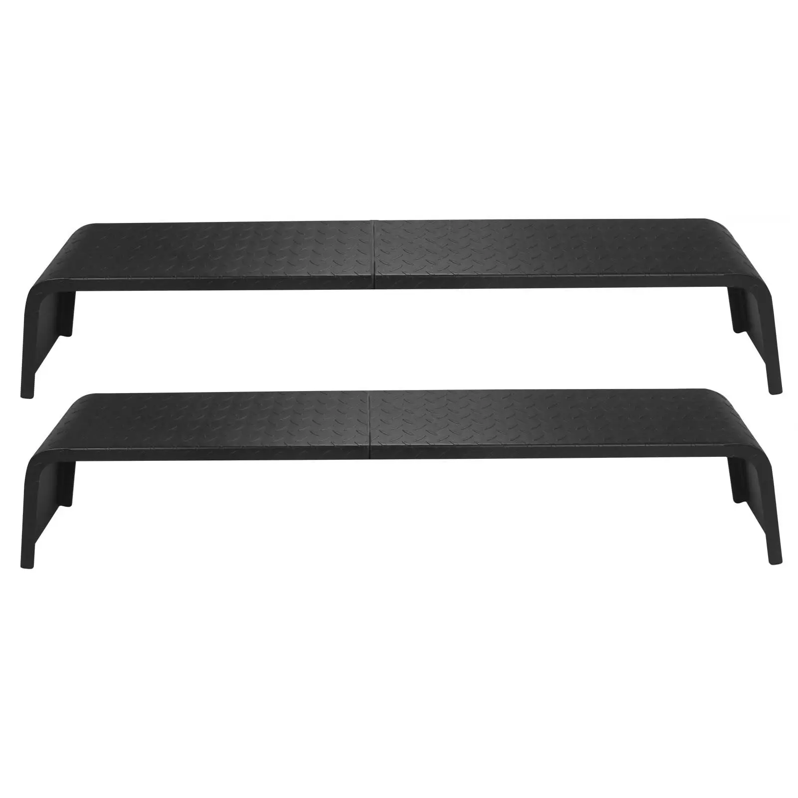 Garvee Trailer Fenders, Fit 13"-15" Tires, Detachable Trailer Fenders-Steel Diamond Tread Plate Tandem Axle for Car Hauler Trailer, Cargo Trailer, 2 Pack