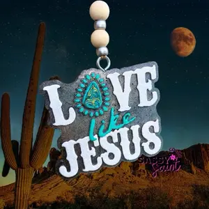 Sassy Saint Love Like Jesus Car Freshie or Small Spaces. Highly scented