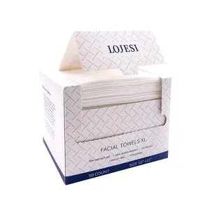 Facial Cleansing Towel (50 Ct/Pack) | Disposable Thickened Wipes | Absorbent, Reusable, Soft, Comfort, Skincare, Eco-Friendly Clean Skin Club Face Towels