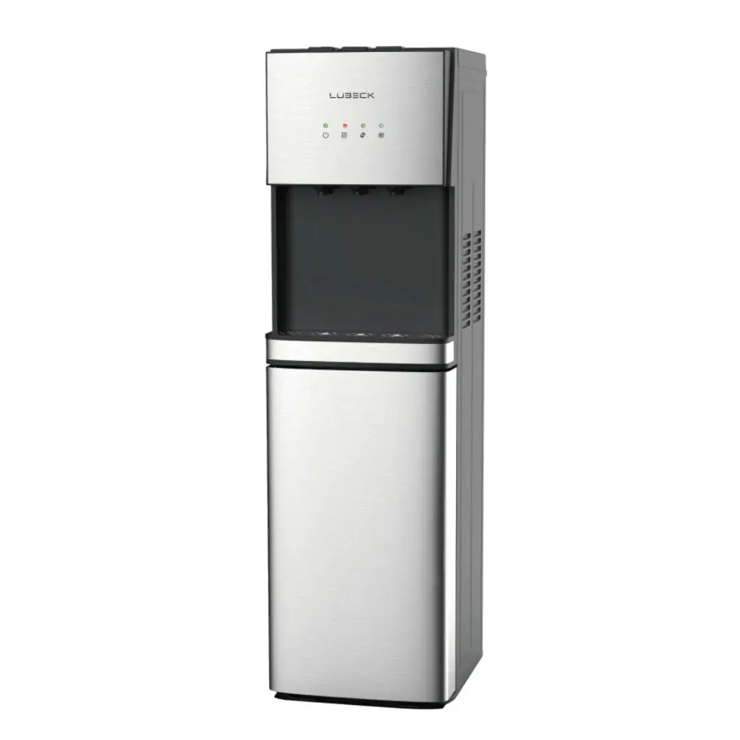 Lubeck Bottleless Water Cooler Dispenser | 4-Stage RO Filter | Hot Cold Room Temp | Stainless Steel | Free Ship