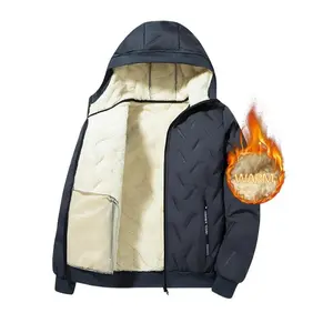 Men’s Jackets, Hooded Cotton Jackets, Men’s Thick Wool and Cotton Winter Jackets – Windproof and Warm. Suitable for wearing in autumn and winter. Loose Fit Jacket. Place order according to size chart Casual Coats