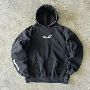 Vintage Black Fox Racing Spellout Hoodie, Oversized T