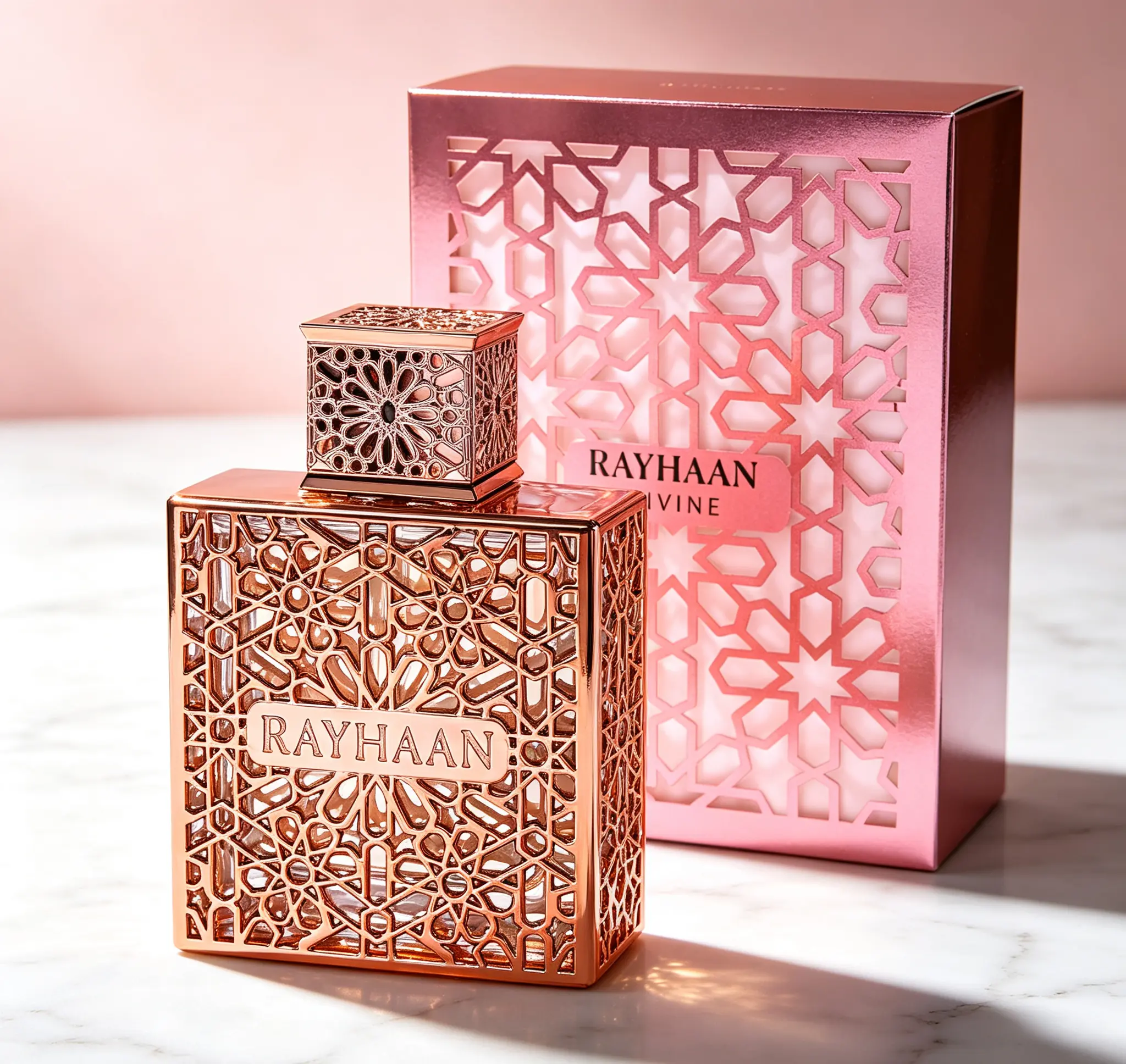 Rayhaan Divine Women's Eau de Parfum Spray, Sweet Fruity Gourmand Floral Long‑Lasting Perfume for Daily Wear, Ideal Valentine’s & Christmas Gift, 3.4 Oz / 100 ml