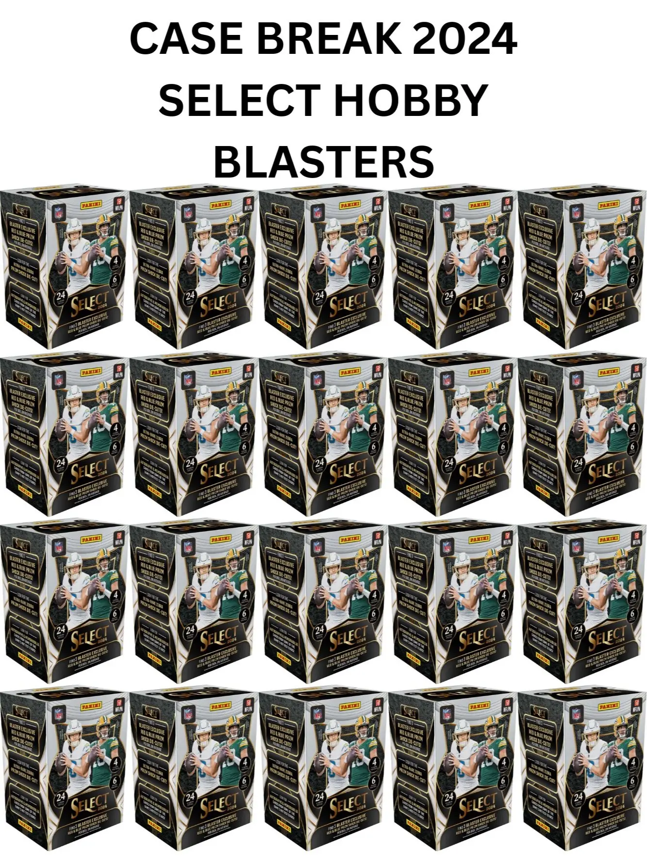 DATE CORRECTION 9/4 10AM W/BOPPY: CASE BREAK Select HOBBY Blaster Box Panini Football Pick Your Team Break