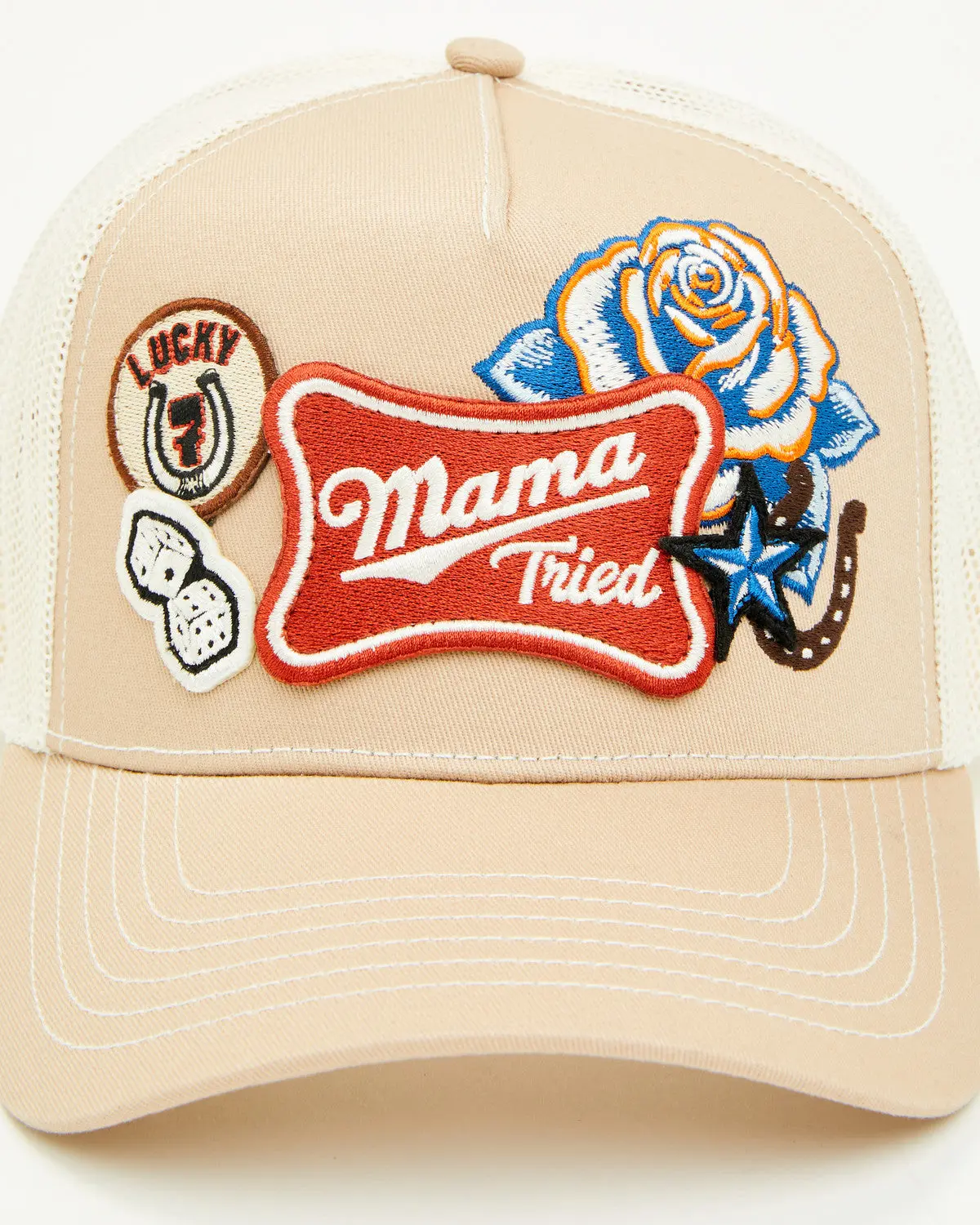Mama Tried Multi-Patch Ball Cap