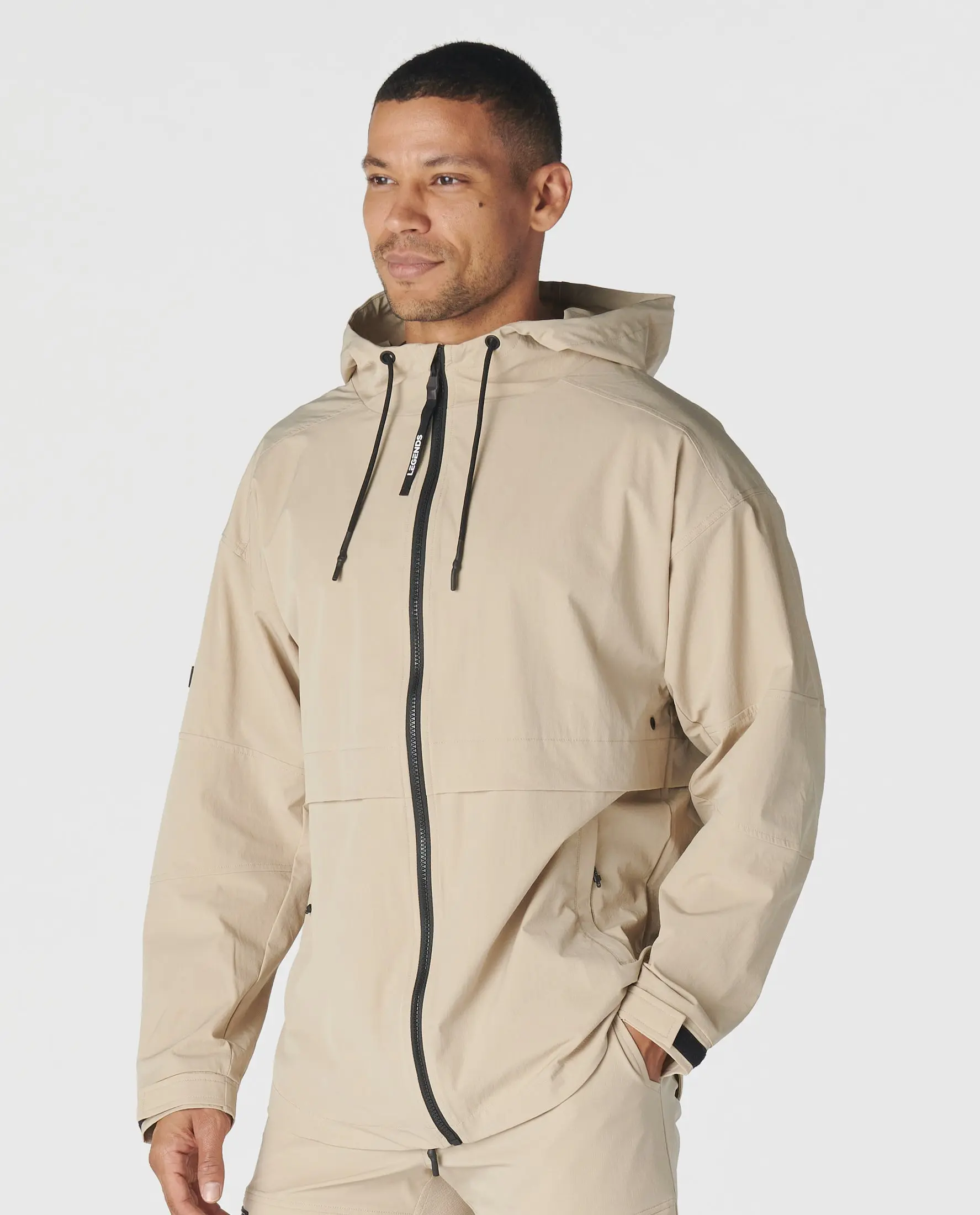 Crosswind Jacket Beige , Small