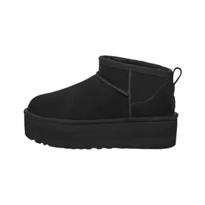 UGG Classic Ultra Mini Platform Boot Black Women’s  Perfect Trendy Casual Comfort Footwear Walking Shoes Girl Fall Fashion Winter Closed