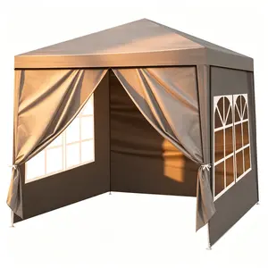 6.5x6.5FT Portable Four Sides Party Tent – Lightweight Easy Setup Outdoor Canopy for Camping, Backyard Gatherings & Pool Parties