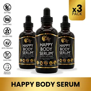 3 Bottles of Coco March N.M.D Happy Body Serum, Wellness Supplement, 60 Servings per Container