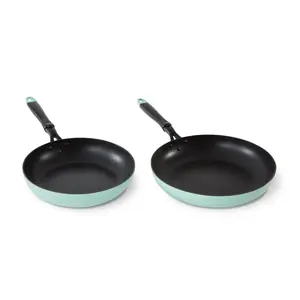Hard Anodized 2pc Fry Pan Set Aluminium Cookware