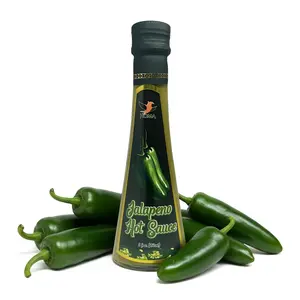 Homa Jalapeno Hot Sauce Real Green Jalapeños Bold Flavor 5 oz Bottle Authentic Taste