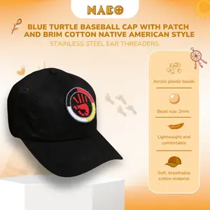 MMIW Beaded Patch Hat – Unisex Cotton Baseball Cap – Native American Awareness Style