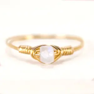 Moonstone Dainty Ring